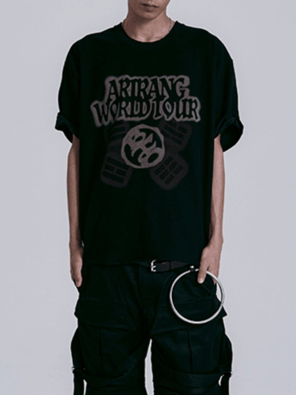 [NWT] BTS Arirang World Tour Black T-Shirt City Names Official Merch Sz M, L, XL